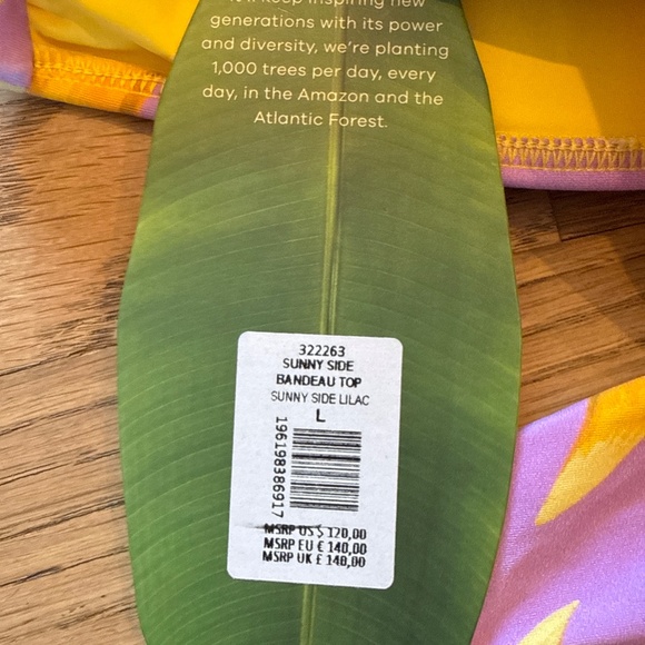 Farm Rio swimming Bandeau top - Picture 5 of 5